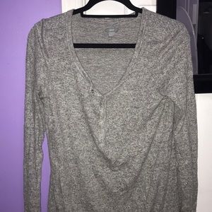 Aerie gray long sleeve